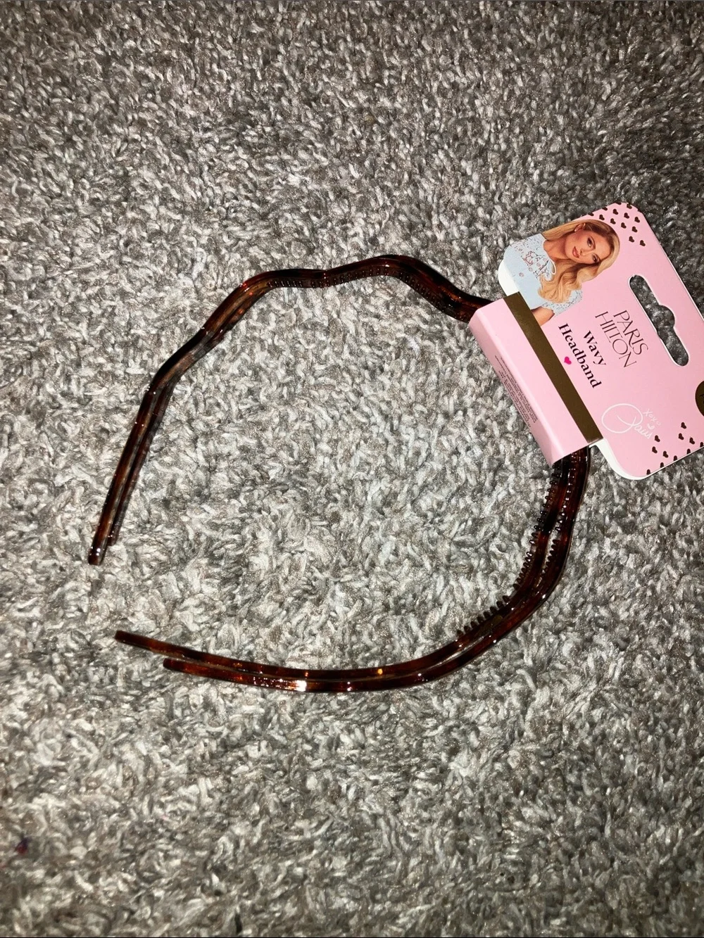 Paris Hilton Mixed Color Headband Set - Pink, Black, Brown, Clear
